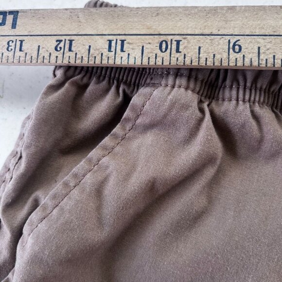 Wonder Nation Boys Tan Elastic Waist Shorts L (10-12) Cotton Casual Summer Wear - Picture 3 of 6